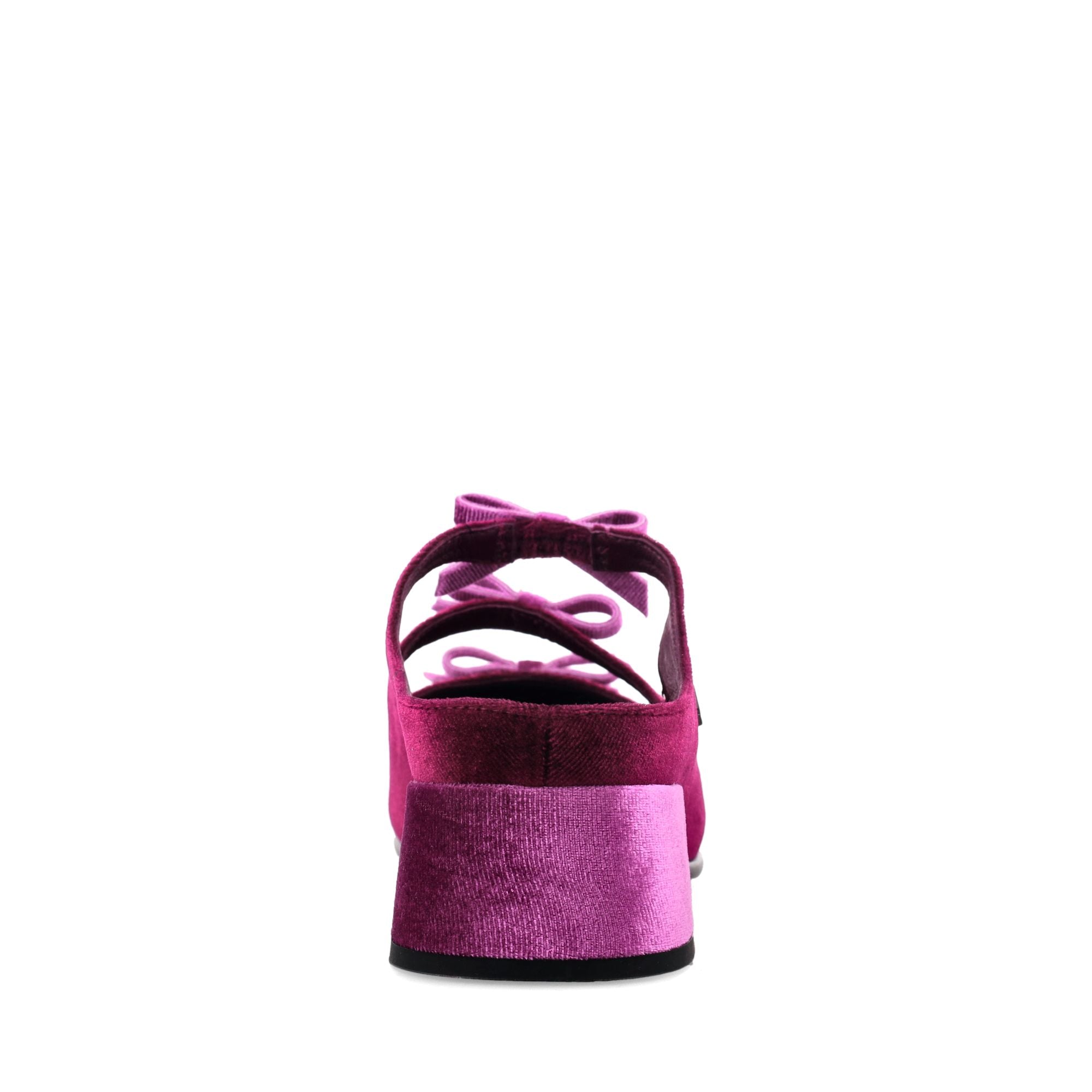 Bocorocco x Christin Wu D. Sofia 08 108 - Sepatu Velvet (108) Leather (08) Mules Round Toe Pita Wanita - Nyaman & Halal
