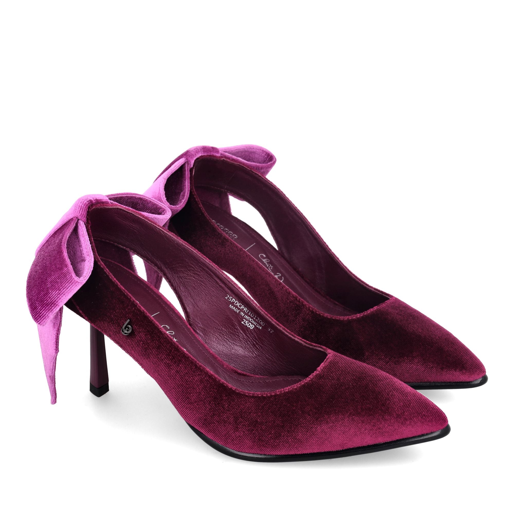 Bocorocco x Christin Wu D. Capri 101 - Sepatu Heels Velvet Pump Shoes Pita - Nyaman & Halal