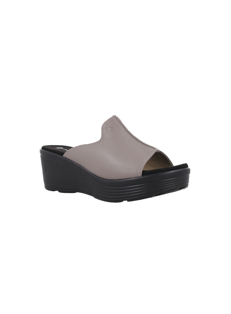 D. MARCELLA 02 TAUPE - SEPATU SANDAL WEDGES WANITA CASUAL - NYAMAN & HALAL