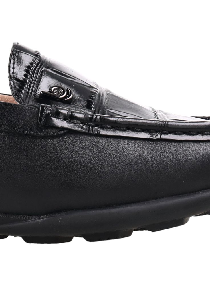 D. Falco 33 Nero opaco - Loafer Wanita Kulit