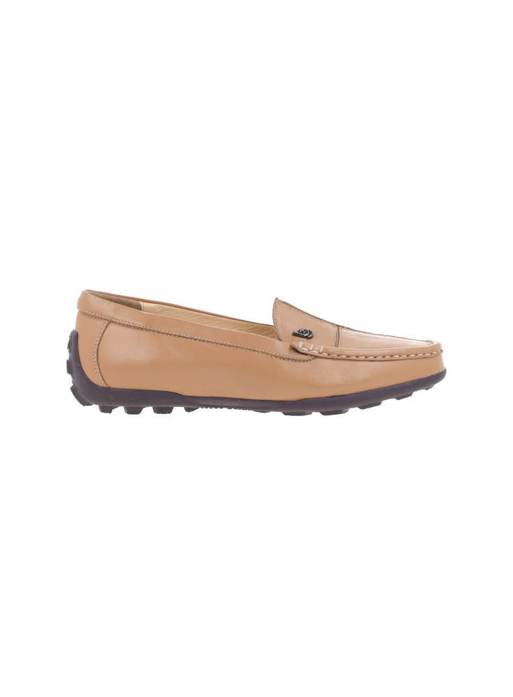 D. Falco 37 Cognac - Loafer Wanita Kulit
