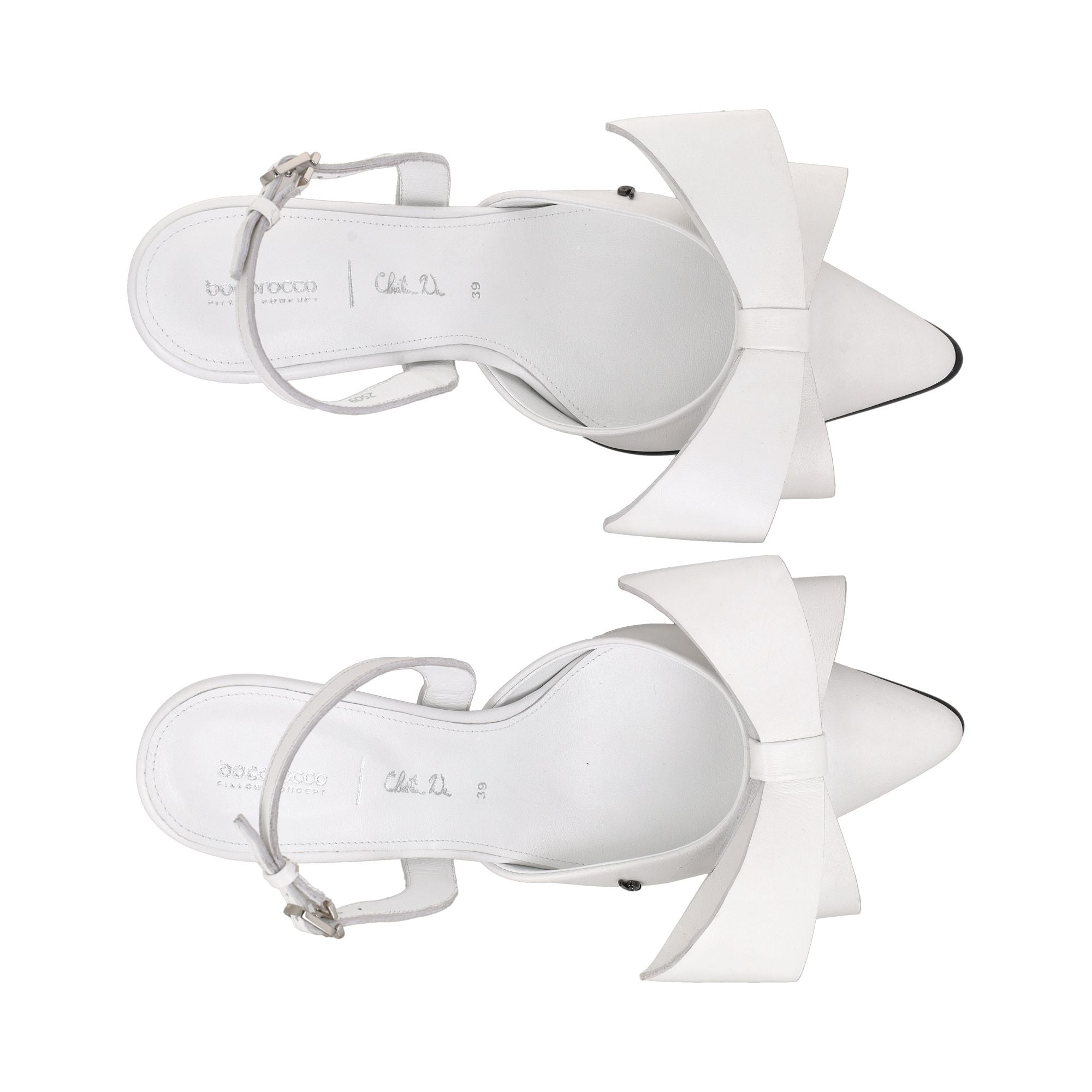 Bocorocco x Christin Wu D.Civita 04 - Sepatu Heels Leather Toe Sling Back Pita - Nyaman & Halal