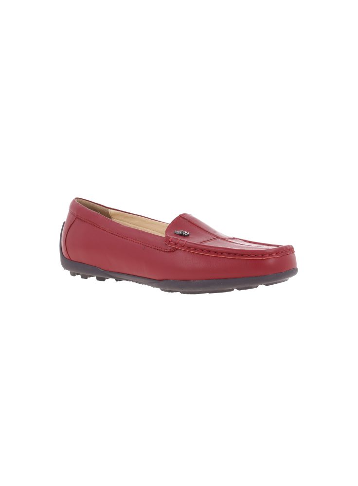 D. Falco 37 Rosso - Loafer Wanita Kulit