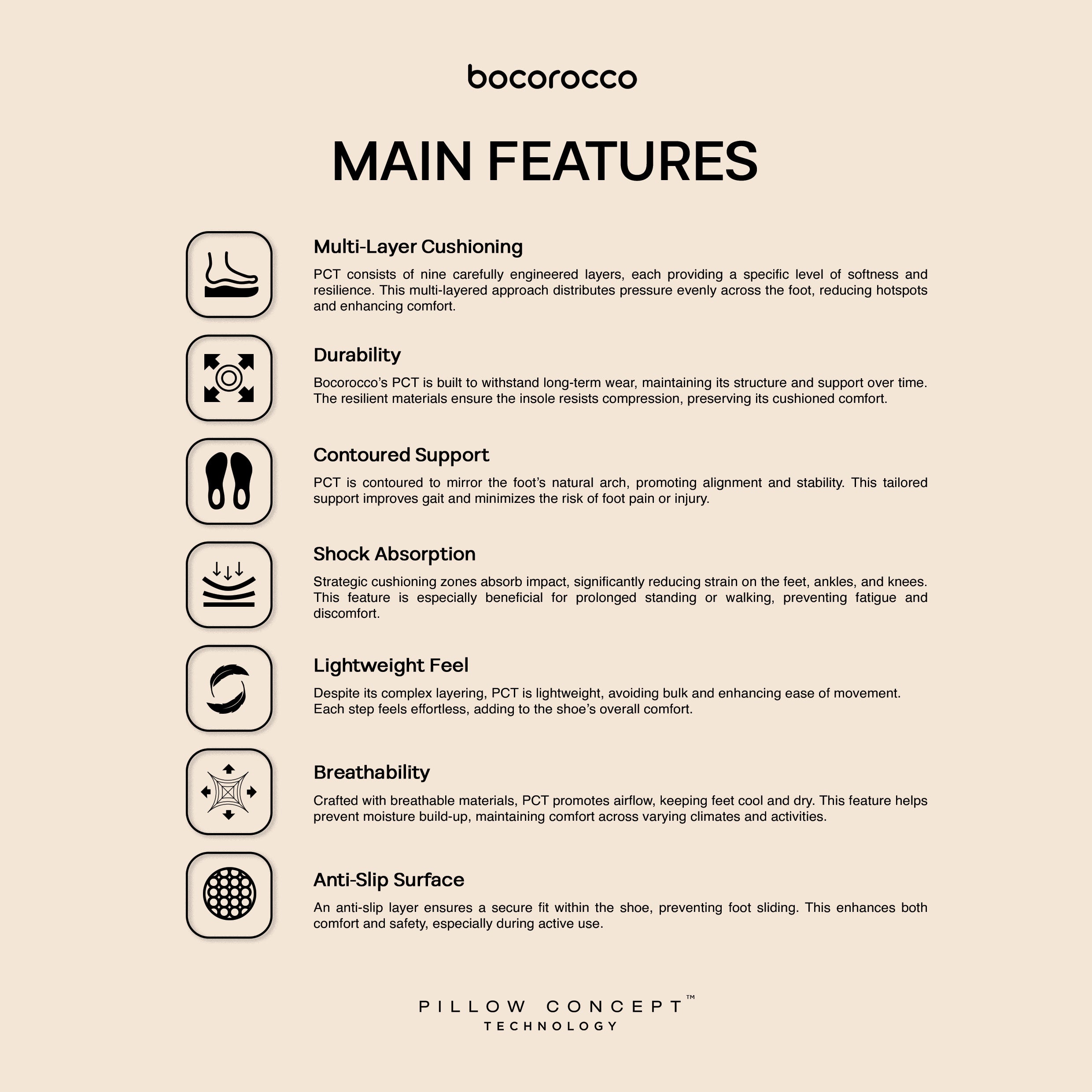 Bocorocco U. Bruno 36 Tan - Sandal Pria Daily Casual Haji Umrah - Halal & Nyaman