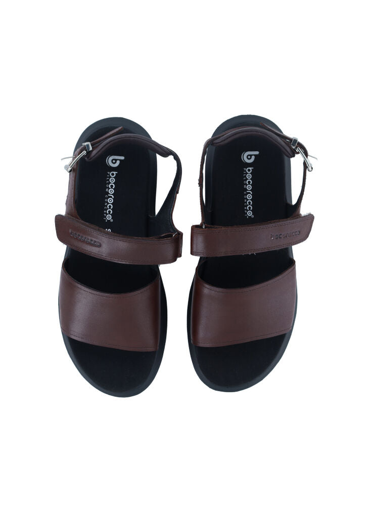 BOCOROCCO U. MARCO 11 TESTA DI MORO Size 46 - SANDAL PRIA CASUAL - NYAMAN & HALAL