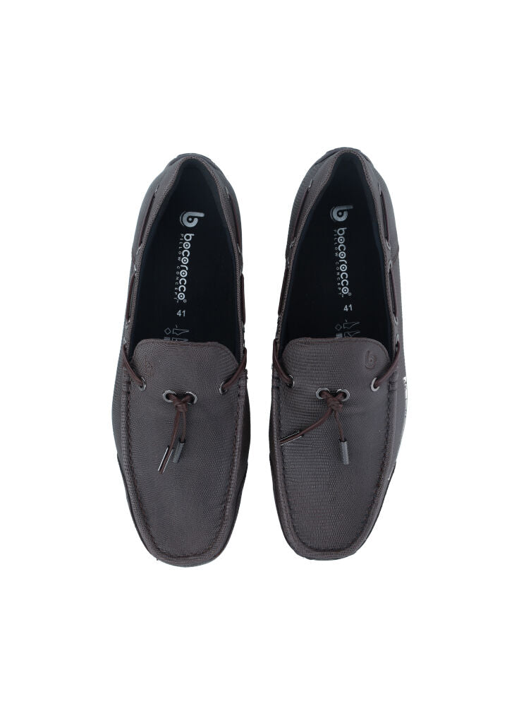 Bocorocco U. Falco Cal 307 Testa Di Moro Scuro - Sepatu Loafers Pria Kulit Formal Casual Daily - Halal & Nyaman
