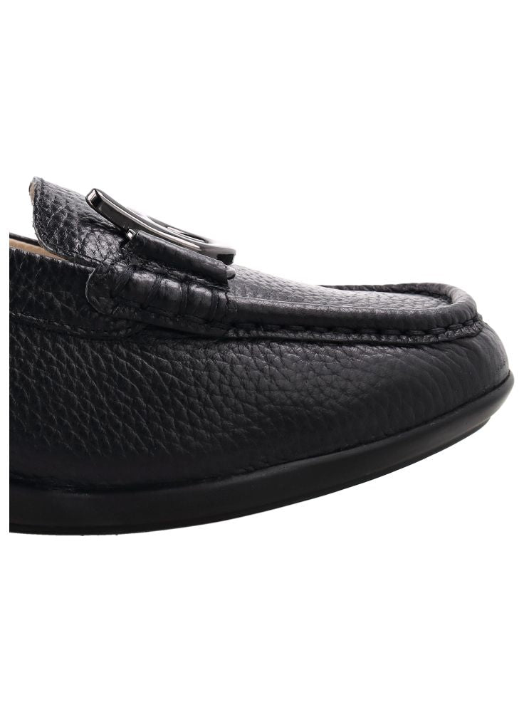 D. Arabela 38 Nero - Sepatu Wedges Kulit