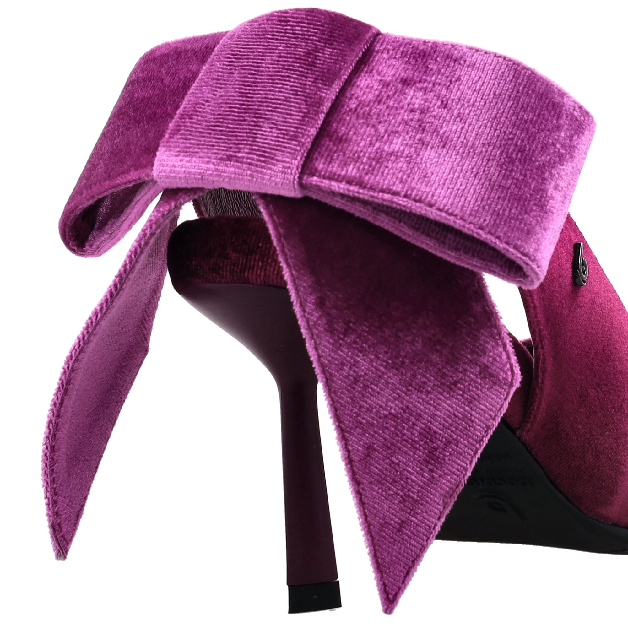Bocorocco x Christin Wu D. Capri 101 - Sepatu Heels Velvet Pump Shoes Pita - Nyaman & Halal