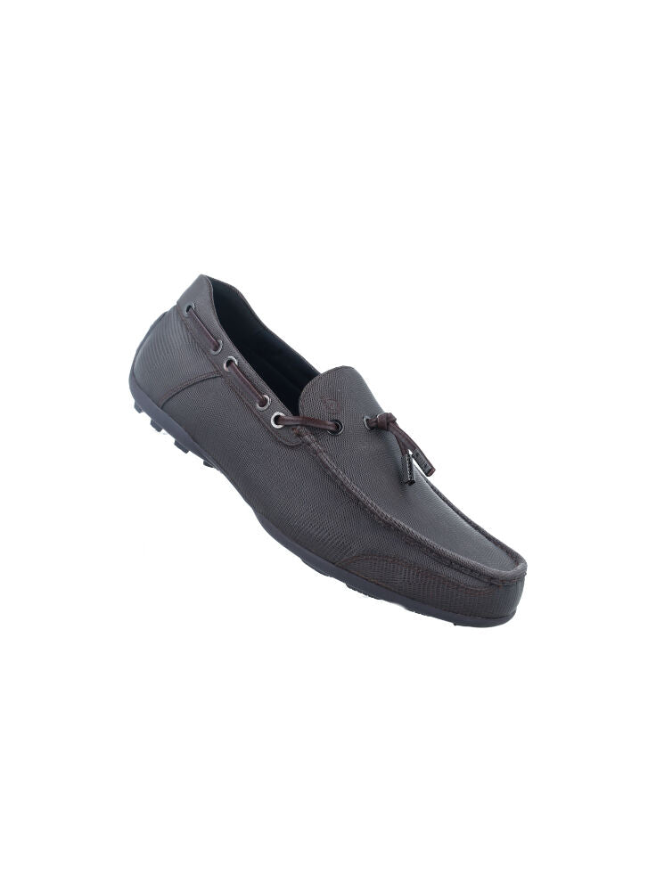 Bocorocco U. Falco Cal 307 Testa Di Moro Scuro - Sepatu Loafers Pria Kulit Formal Casual Daily - Halal & Nyaman