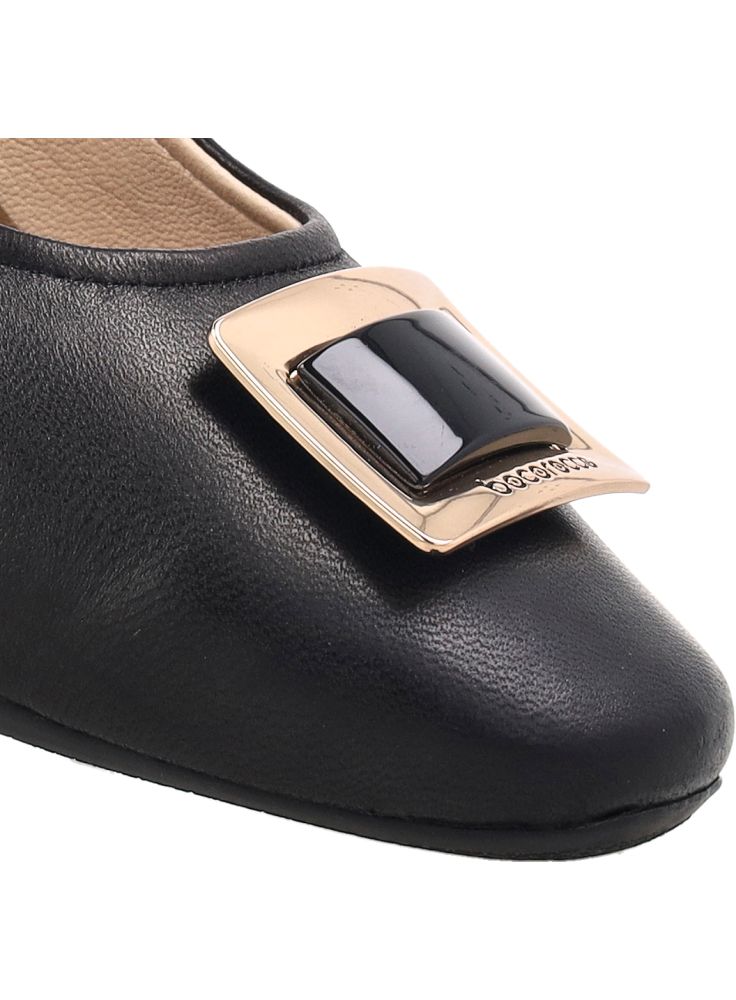 Bocorocco D. Luciana 167 Nero - Flatshoes Kulit