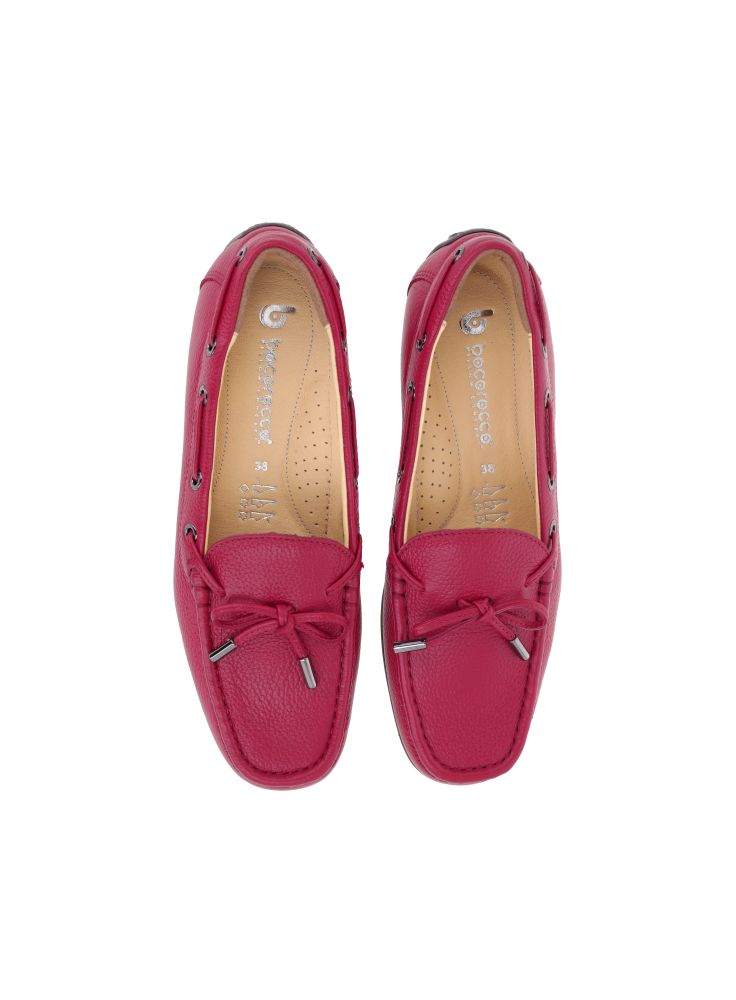 D. Falco 31 Rosso - Loafer Wanita Kulit