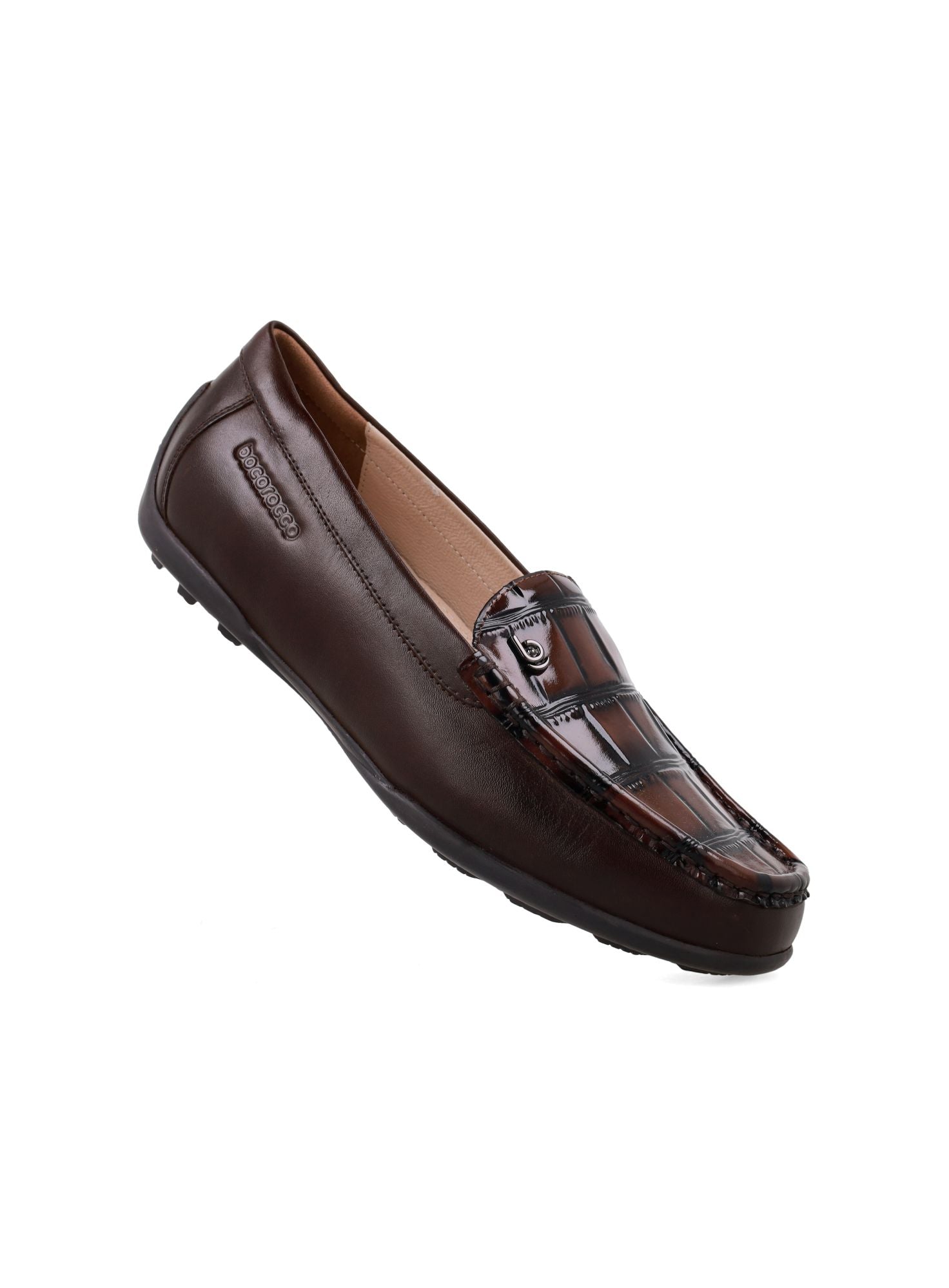 D. Falco 33 Bronzo - Loafer Wanita Kulit
