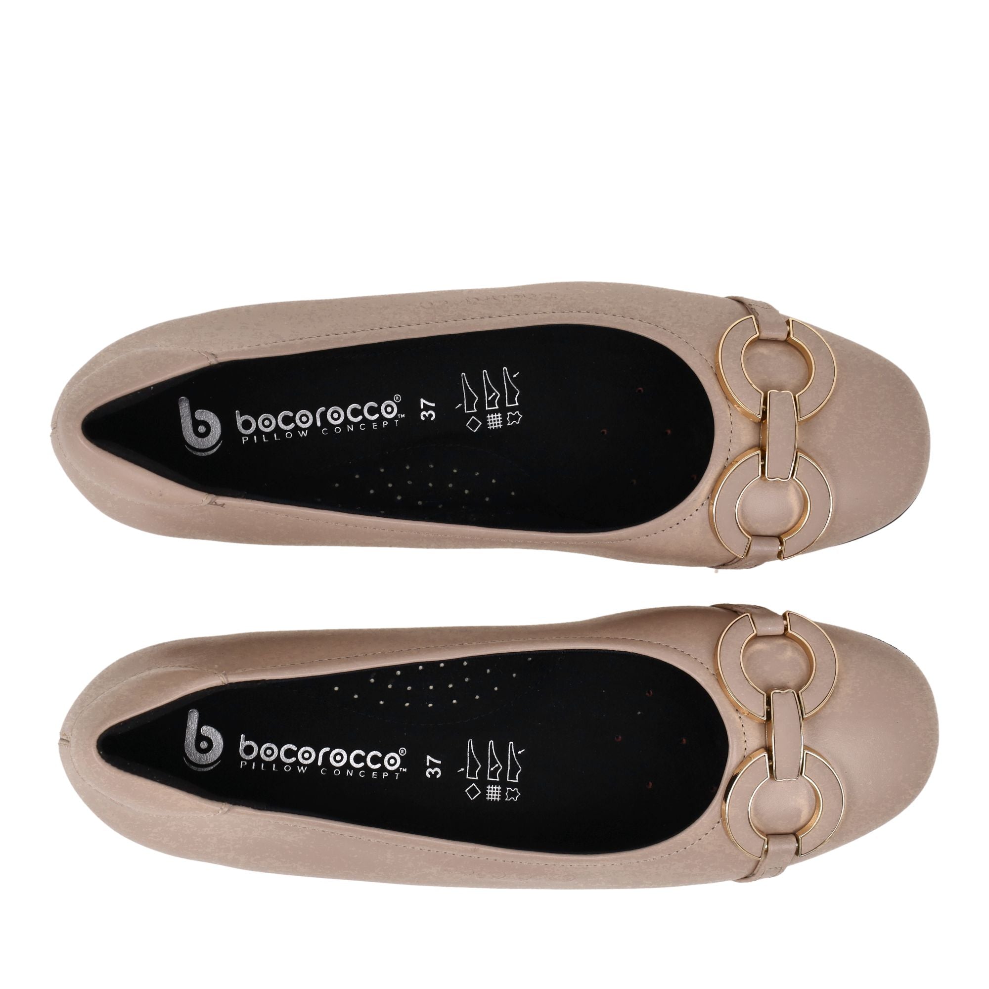 D. Arabela 36a Nude - Wedges Wanita