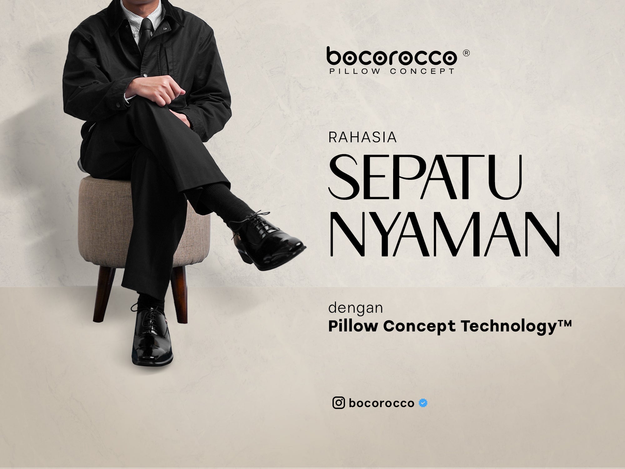 Rahasia Sepatu Nyaman Bocorocco dengan Pillow Concept Technology™