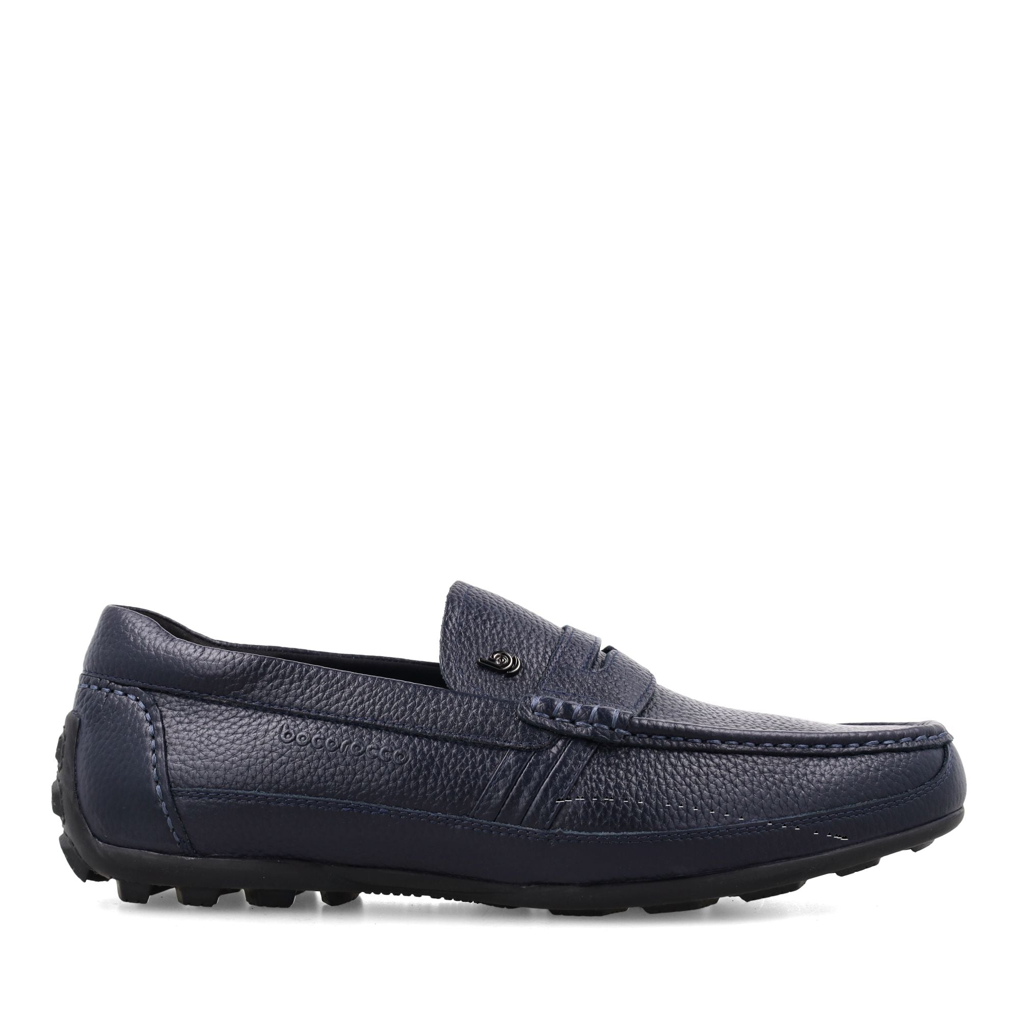 Bocorocco U. Falco Cal 05a Navy - Sepatu Loafers Pria Casual Formal Daily - Halal & Nyaman