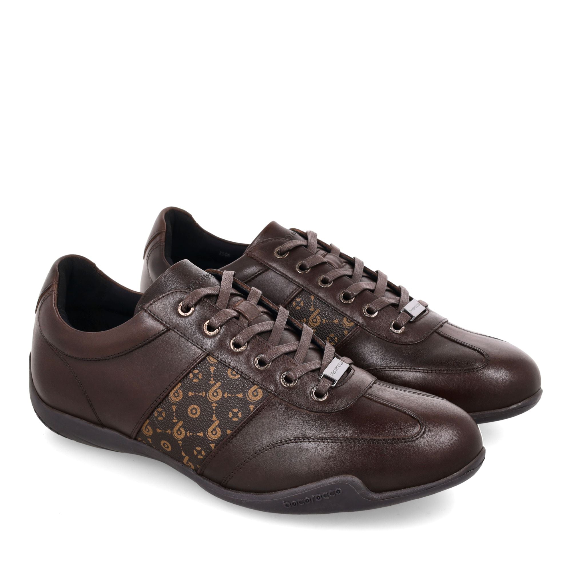 U. Vito 35B Testa Di Moro Mono - Sepatu Sneakers Hitam Pria.