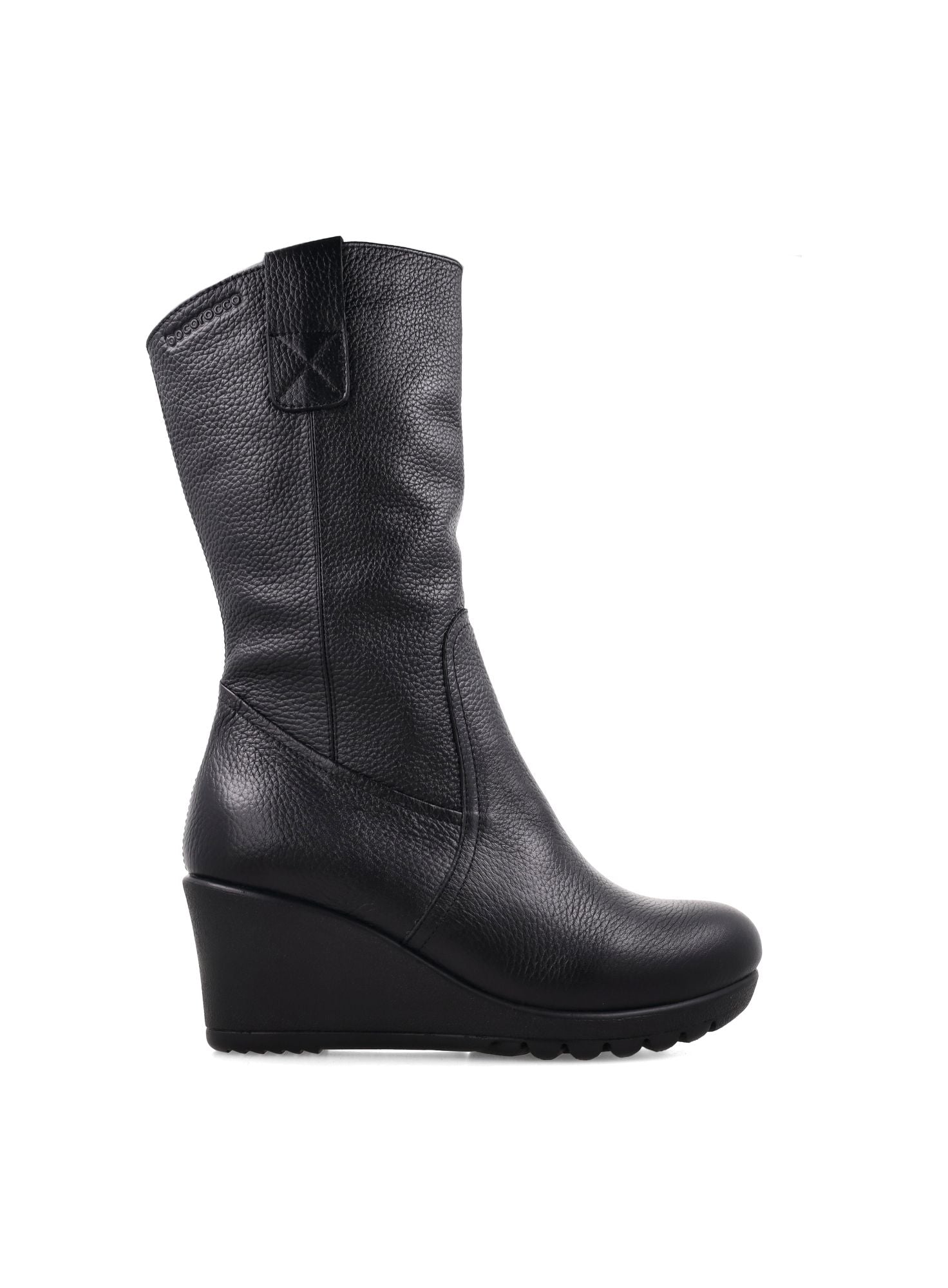 Bocorocco D. Bologna 04 Nero Opaco - Boot Kulit Asli