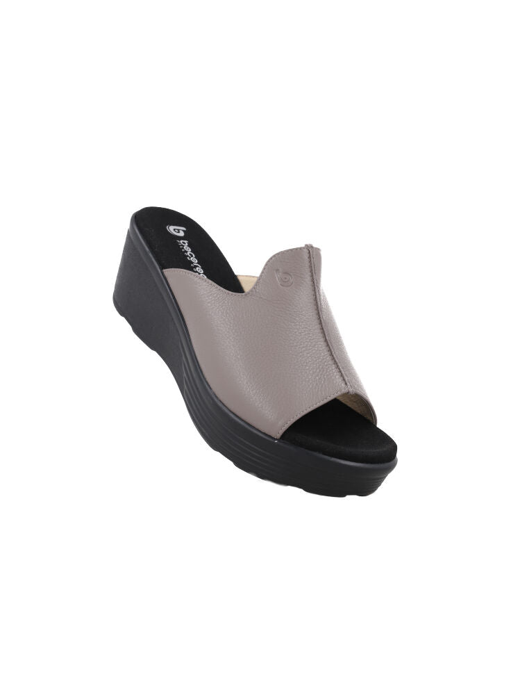 D. MARCELLA 02 TAUPE - SEPATU SANDAL WEDGES WANITA CASUAL - NYAMAN & HALAL