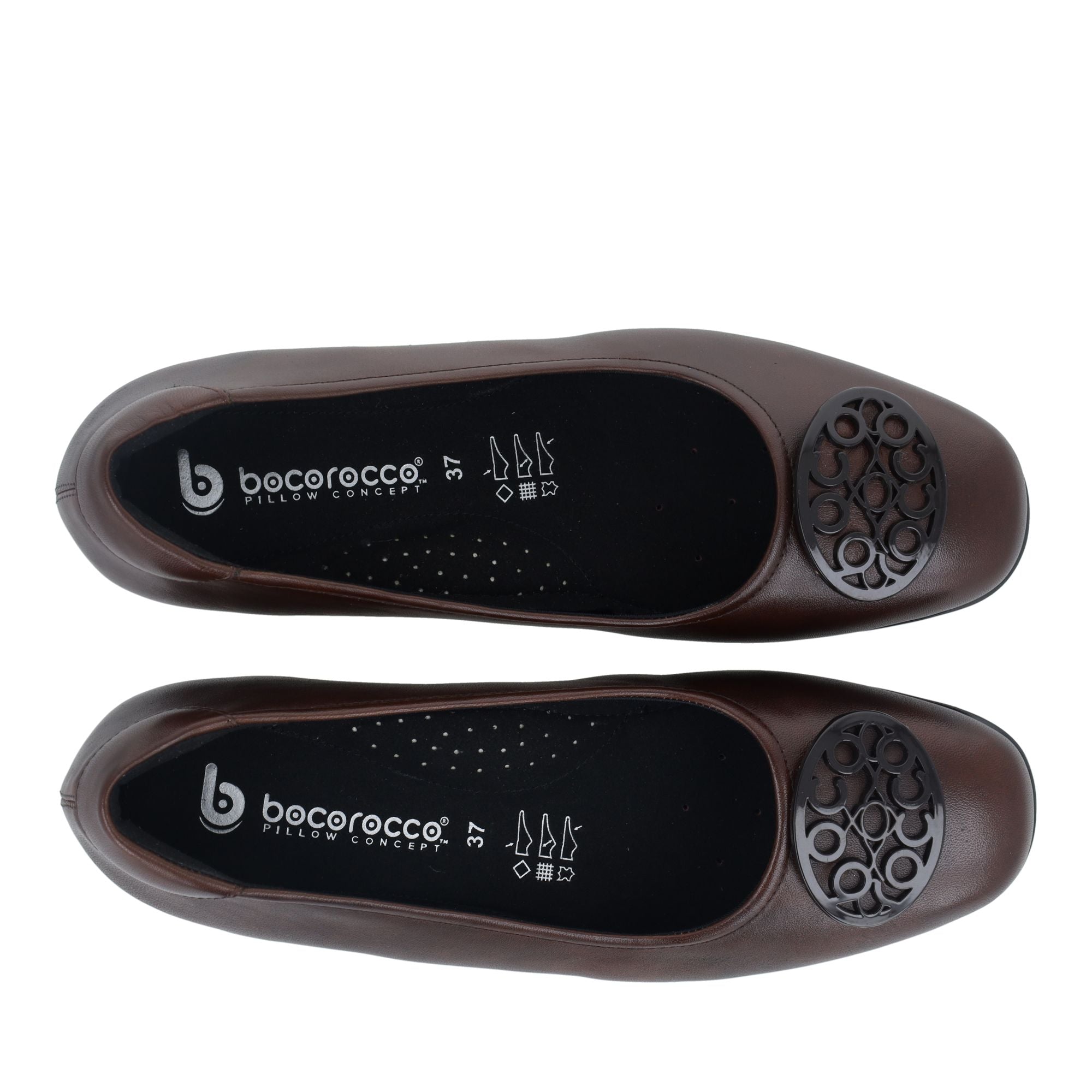 D. Arabela 08 Testa Di Moro - Sepatu Wedges Wanita
