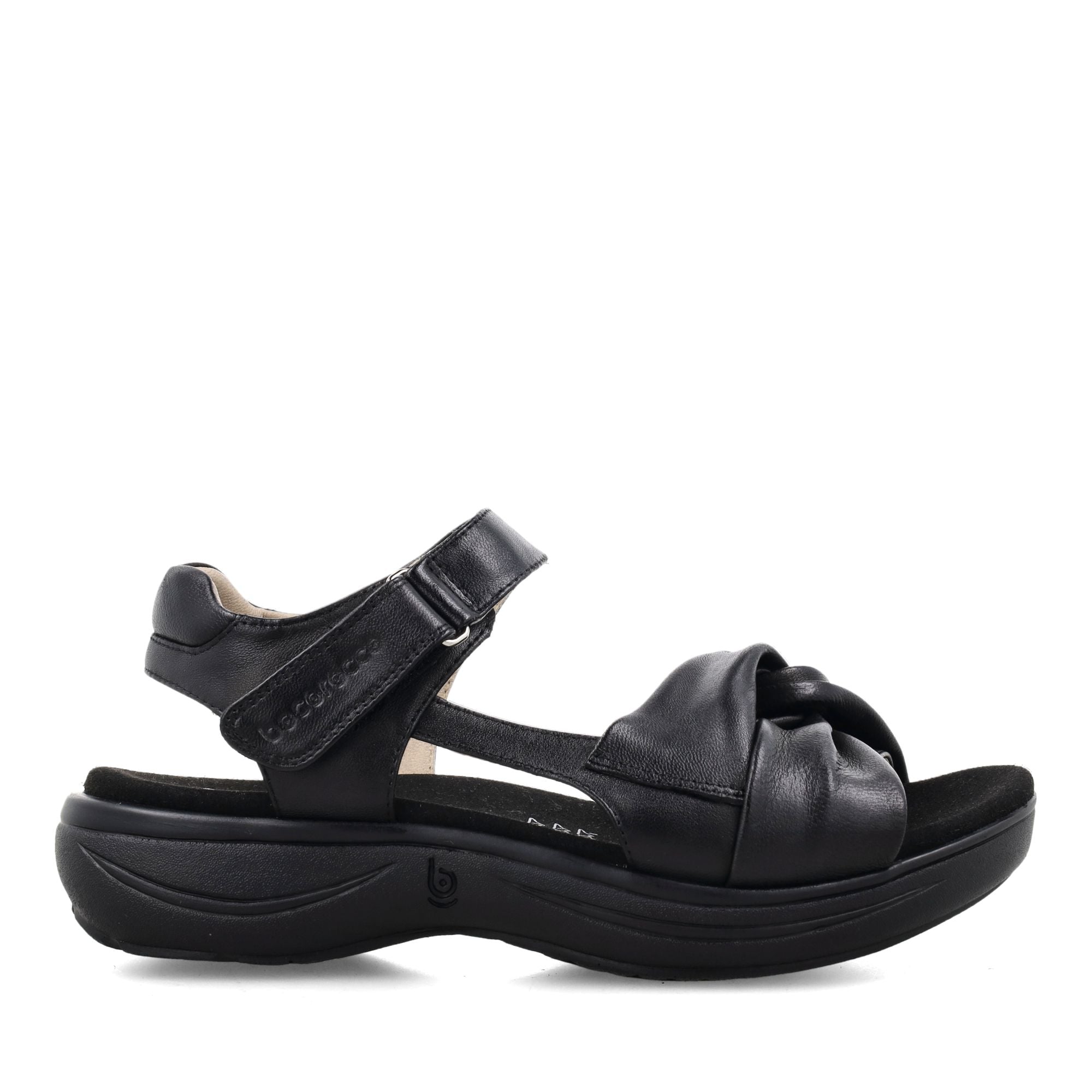 BOCOROCCO D. VERONA 53 NERO OPACO - SANDAL WANITA CASUAL - NYAMAN & HALAL