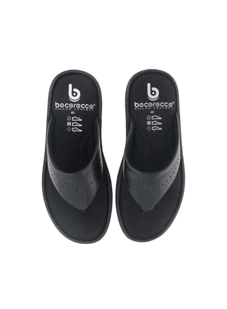 U. BRUNO 36 NERO - SANDAL PRIA CASUAL - NYAMAN & HALAL