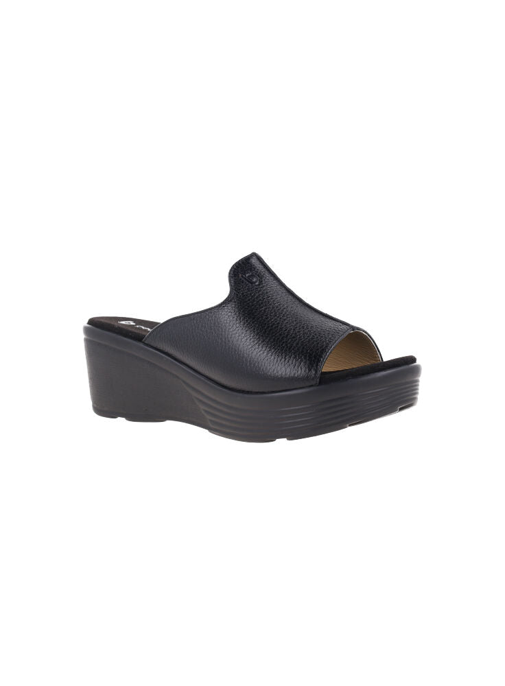 D. MARCELLA 02 NERO - SEPATU SANDAL WEDGES WANITA CASUAL - NYAMAN & HALAL