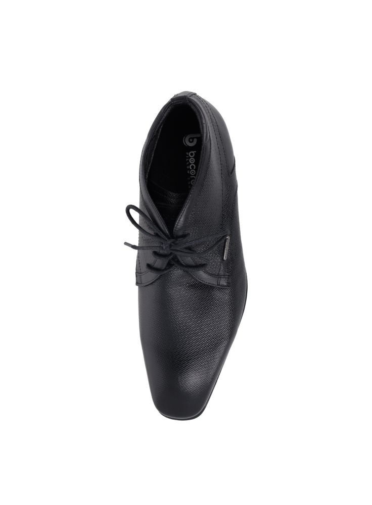 U. Stefano 50 Nero - Sepatu Formal Hitam.