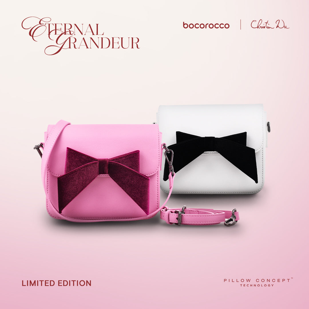 Bocorocco x Christin Wu - Shoulder Sling Bucket Bow Bag