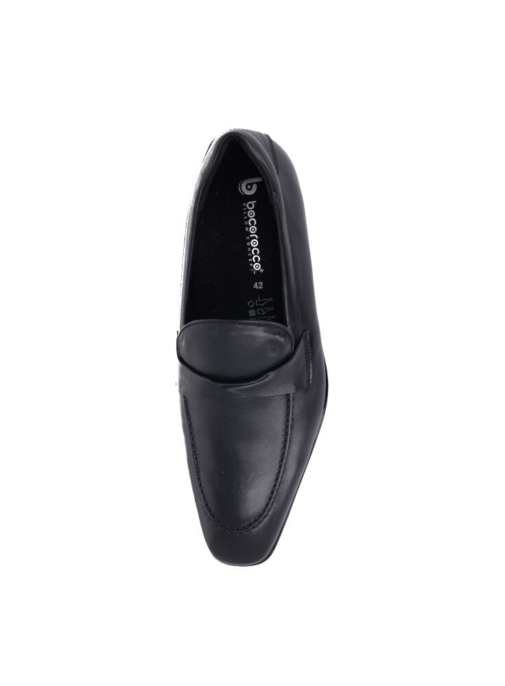 U. Stefano 48 Nero - Sepatu Formal Hitam.