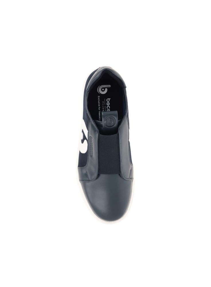 Bocorocco x TIMNAS Indonesia Ux. Trend G-02B NAVY OPACO - Sepatu Sneakers Unisex Pria Wanita Kulit - Halal & Nyaman