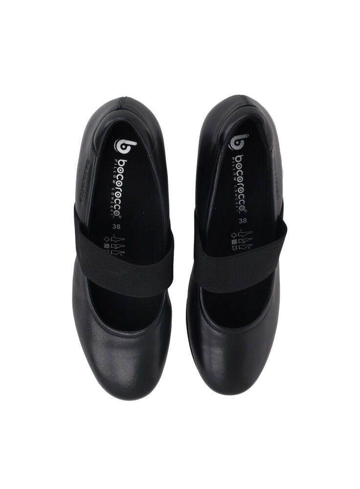 D. Bologna 99a Nero - Sepatu Wedges