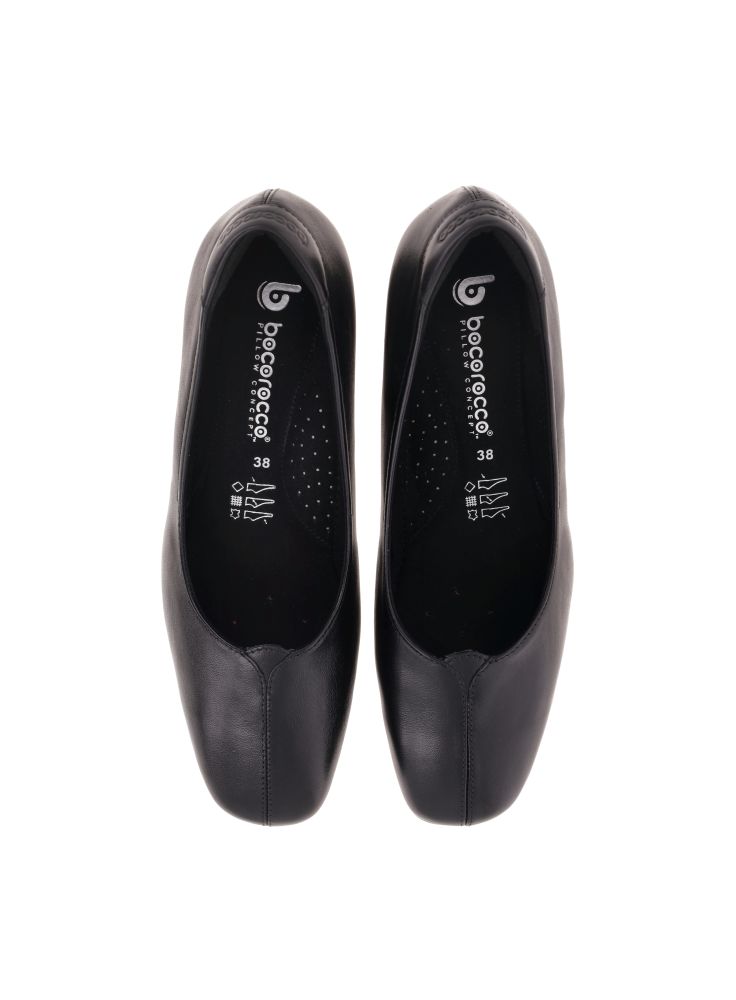 Bocorocco D. Montebella 102A nero scuro - Sepatu Wedges