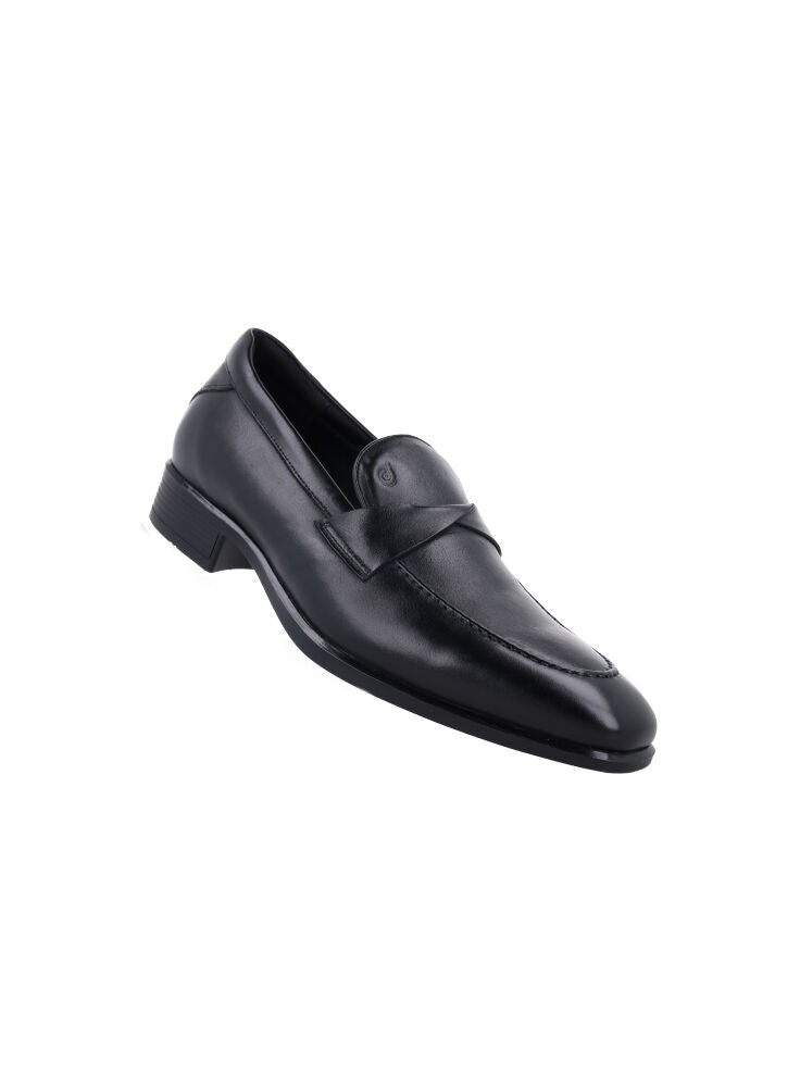 U. Stefano 48 Nero - Sepatu Formal Hitam.