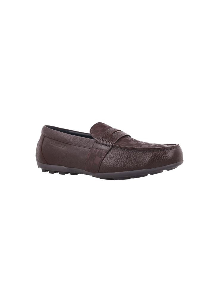 Bocorocco U. Falco Cal 313 Testa Di Moro Scuro - Sepatu Loafers Pria Kulit Formal Daily Casual - Halal & Nyaman