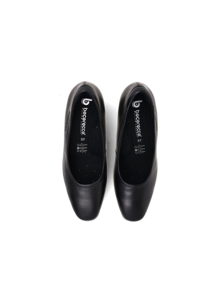 D. Anna 01 nero - Sepatu Heel Wanita