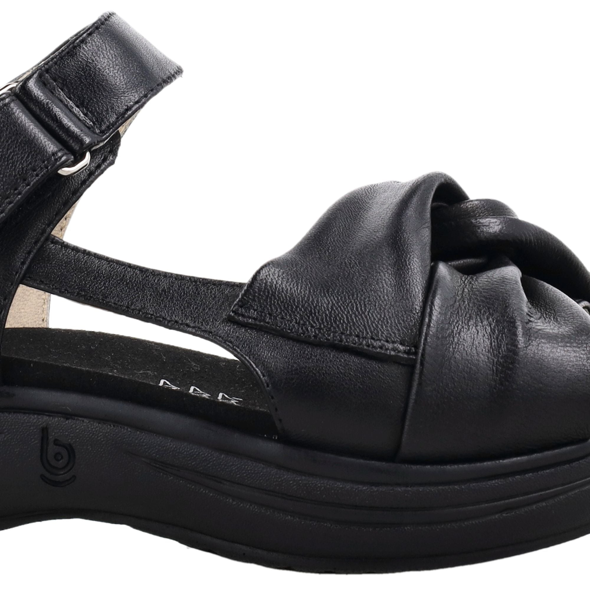 BOCOROCCO D. VERONA 53 NERO OPACO - SANDAL WANITA CASUAL - NYAMAN & HALAL