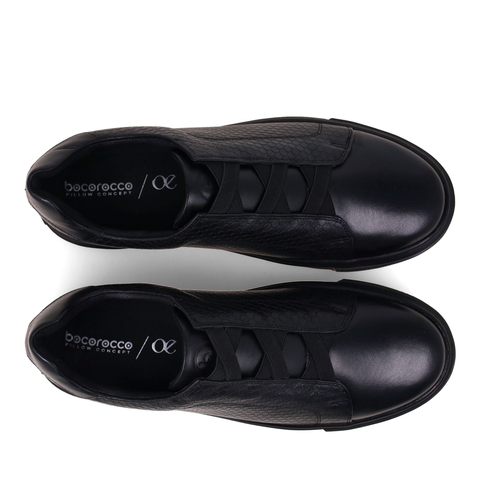 Ux.  Trend 34 Nero - Sneakers Pria Warna Hitam