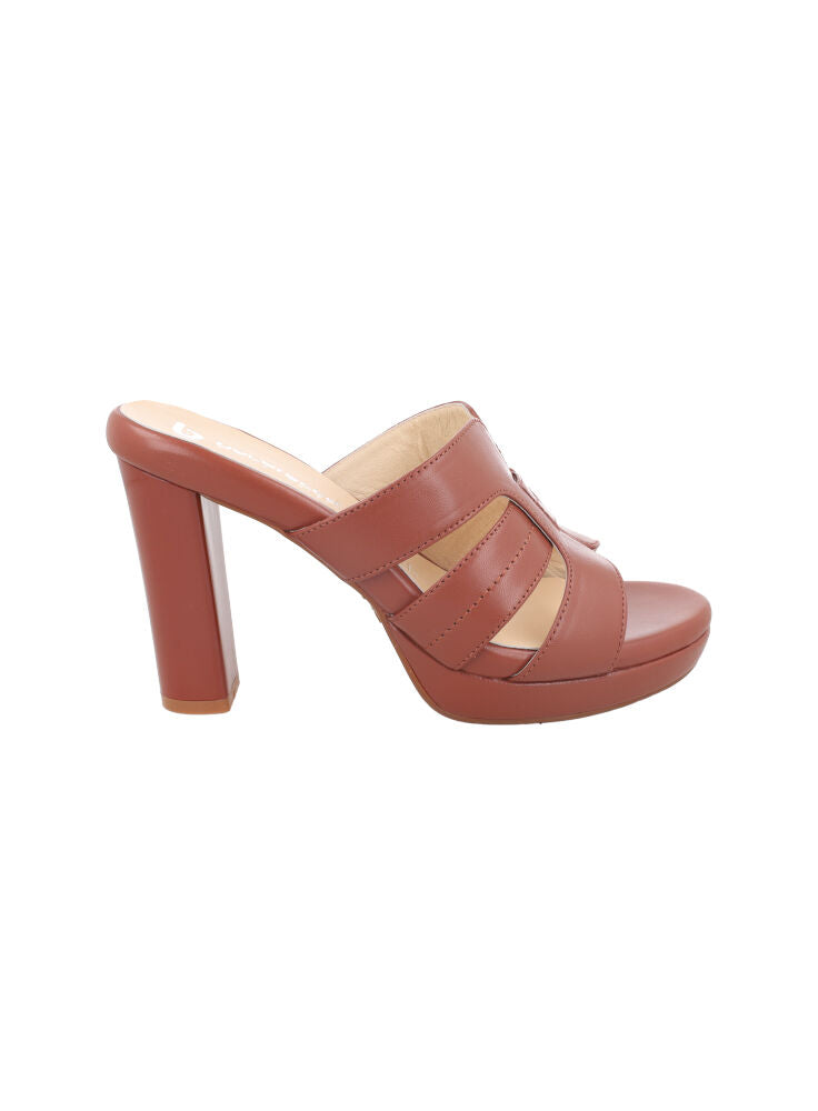 Bocorocco D. Liliana 100 tan - Heel Suede Heel Pesta