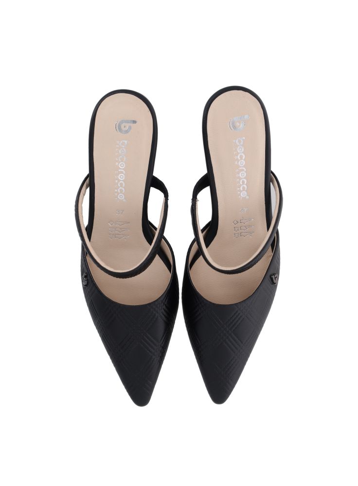 D. CLAUDIA 04 NERO - SEPATU HEELS WANITA CASUAL PESTA - NYAMAN & HALAL
