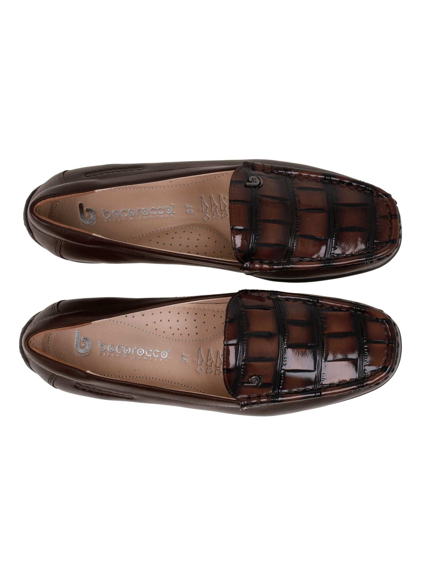 D. Falco 33 Bronzo - Loafer Wanita Kulit