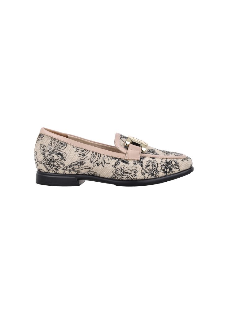 Bocorocco D. Valentia 05 Beige Size 37 - Flatshoes Embroidery