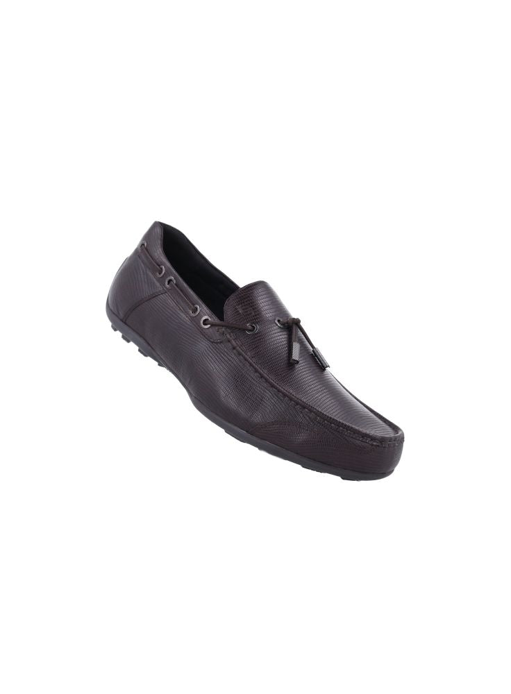 Bocorocco U. Falco Cal 307 Testa Di Moro - Sepatu Loafers Pria Kulit Formal Daily Casual - Halal & Nyaman
