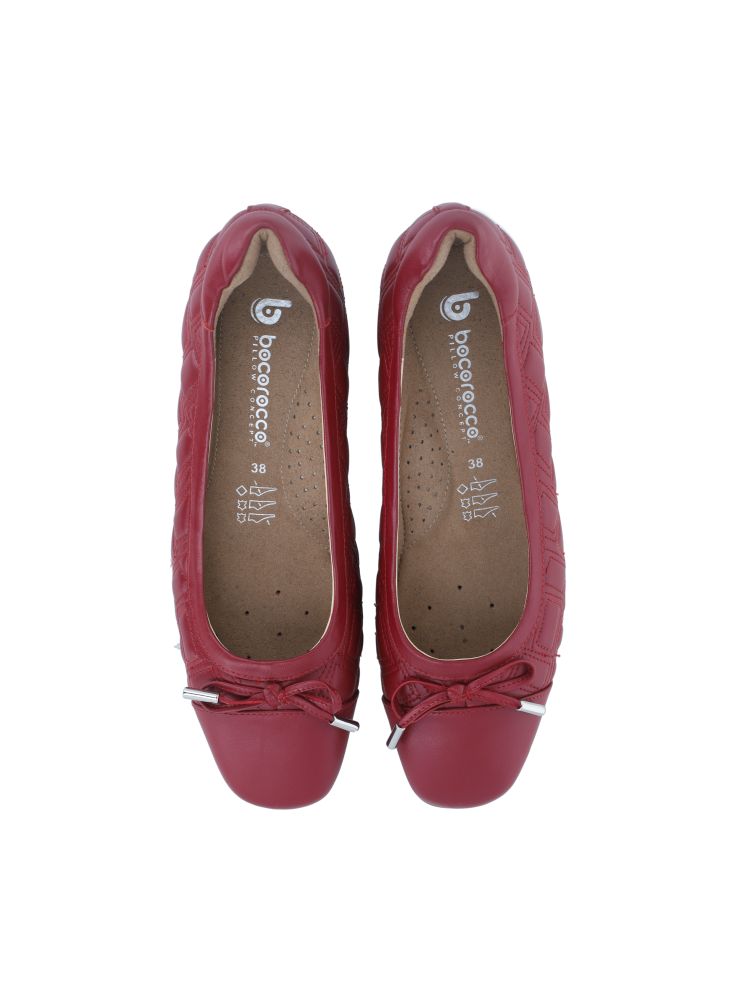 D. Montebella 07 Rosso - Sepatu Wedges