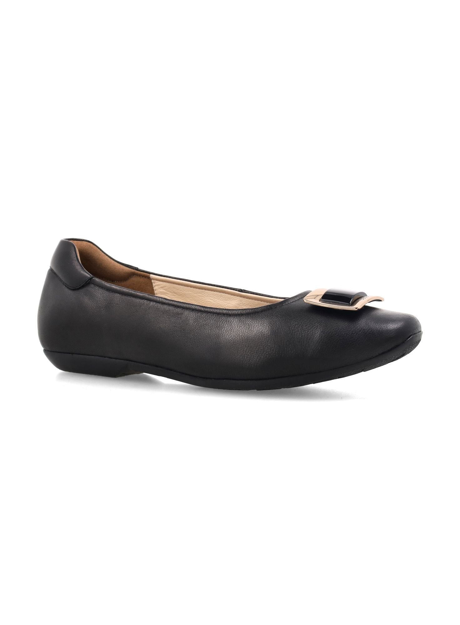 Bocorocco D. Luciana 167 Nero - Flatshoes Kulit