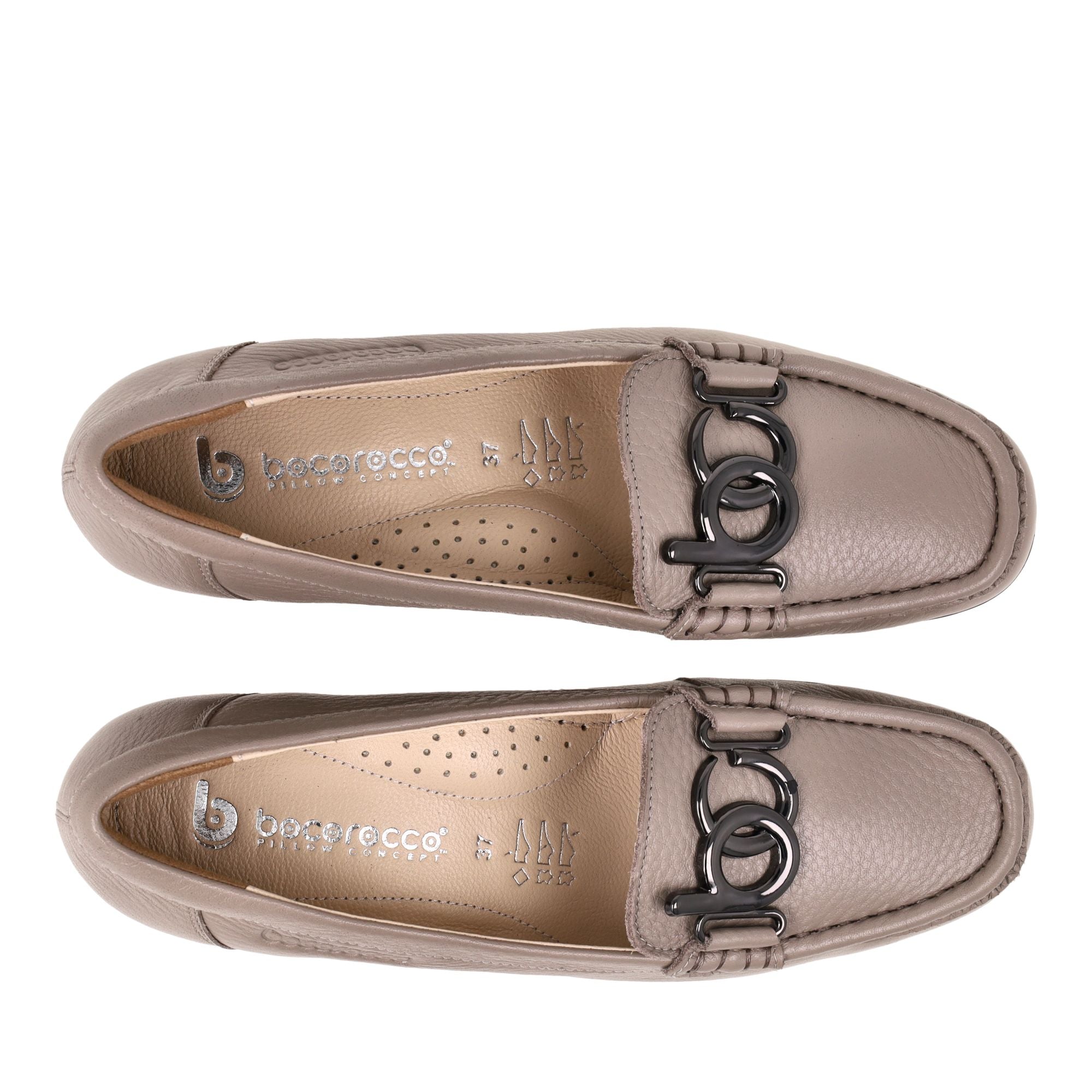 D. Arabela 38 taupe - Wedges Wanita