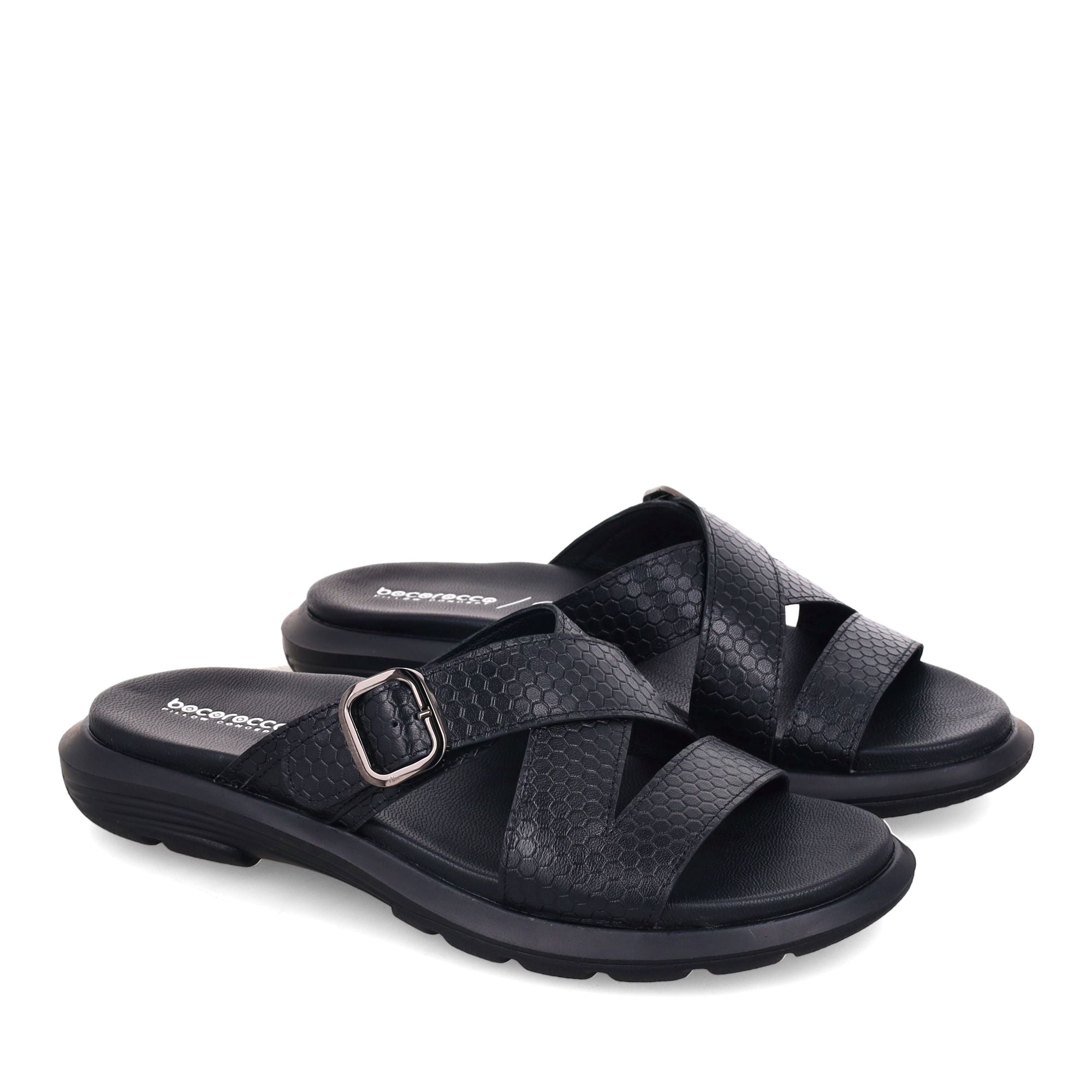 Ux. Marco 51 Nero - Sandal Pria