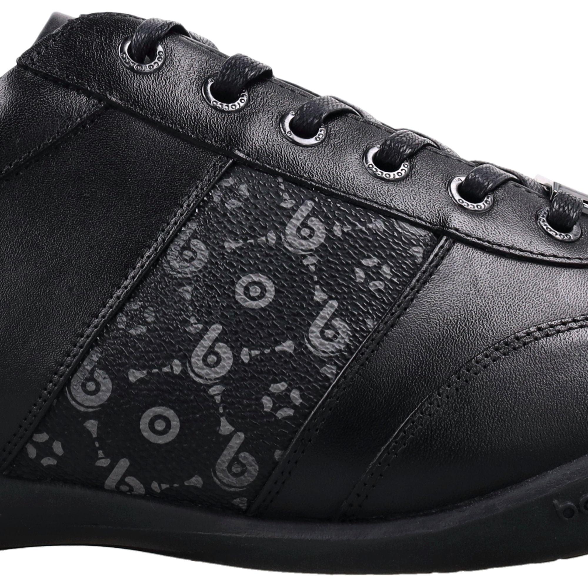 U. Vito 35B Nero Mono - Sepatu Sneakers Hitam Pria.