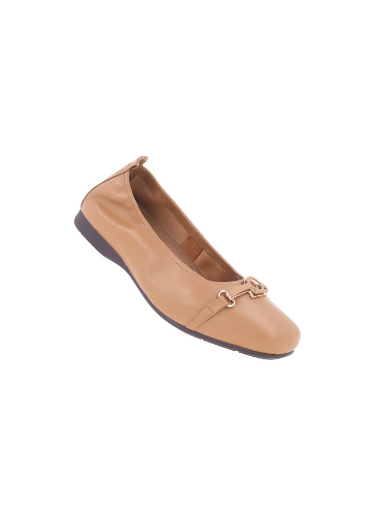 D. TUSCANY 20 COGNAC - SEPATU FLATSHOES WANITA FORMAL CASUAL - NYAMAN & HALAL "
