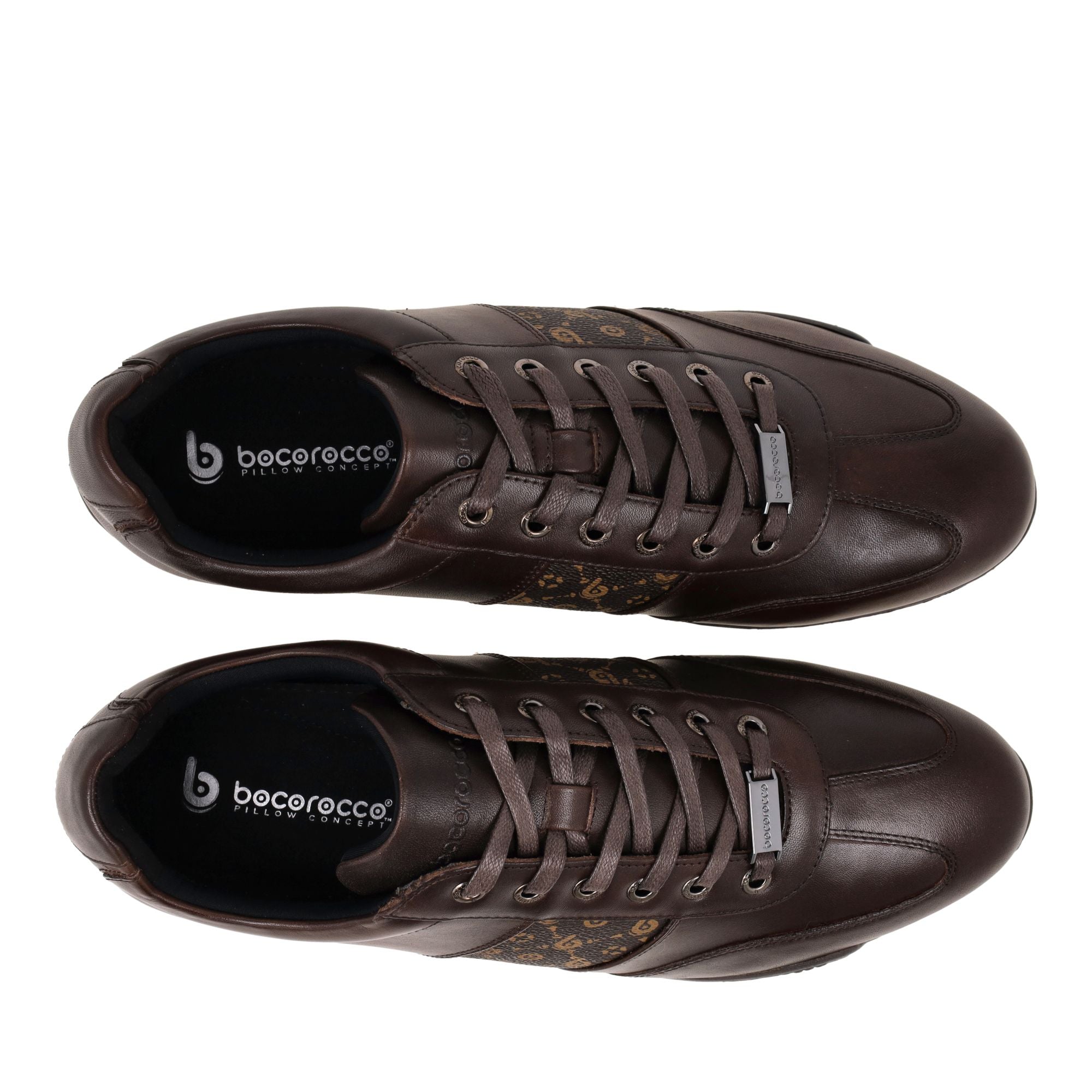 U. Vito 35B Testa Di Moro Mono - Sepatu Sneakers Hitam Pria.