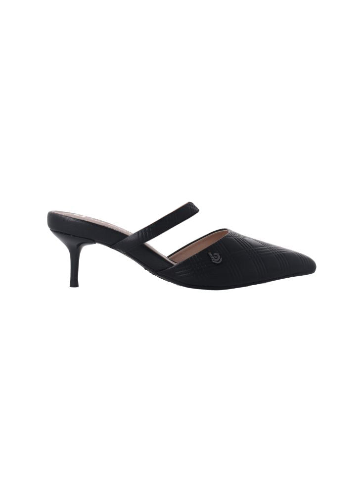 D. CLAUDIA 04 NERO - SEPATU HEELS WANITA CASUAL PESTA - NYAMAN & HALAL